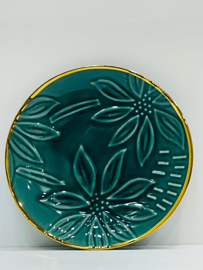 Green Tompter Plate Set