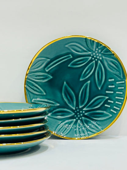 Green Tompter Plate Set